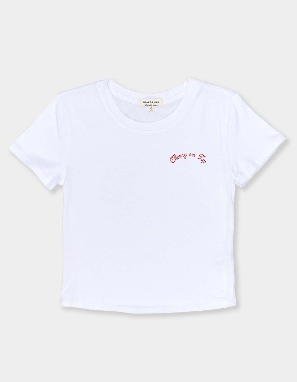 CHERRY On Top Womens Baby Tee Product Image