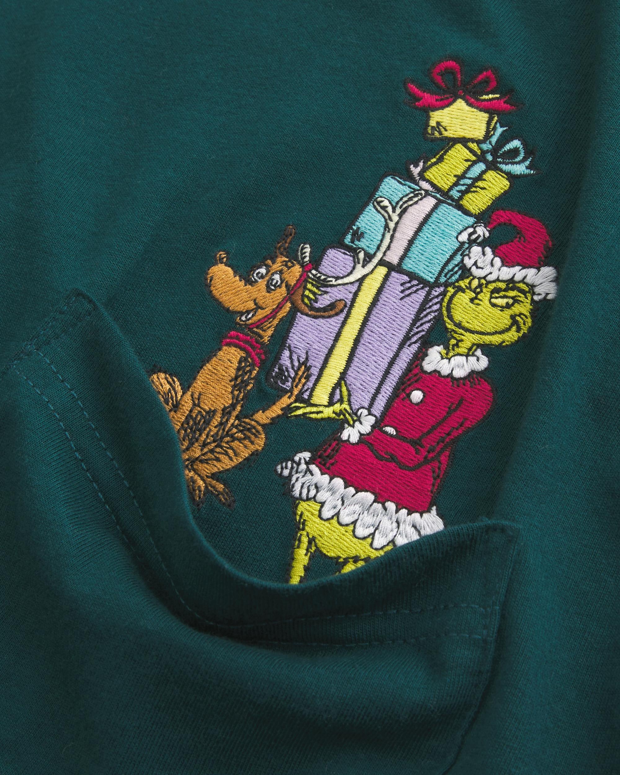 Relaxed The Grinch Graphic Pocket Tee Product Image