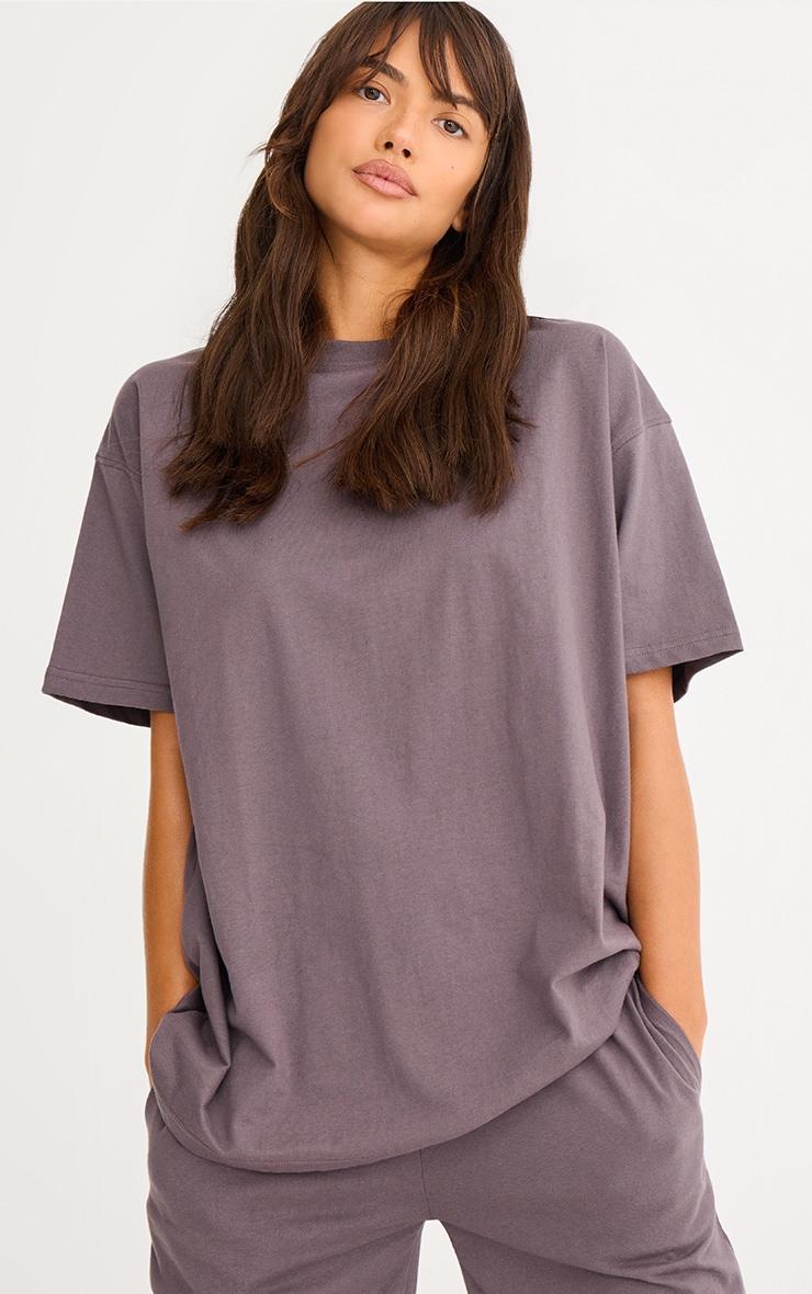 Charcoal Oversized T-shirt Product Image