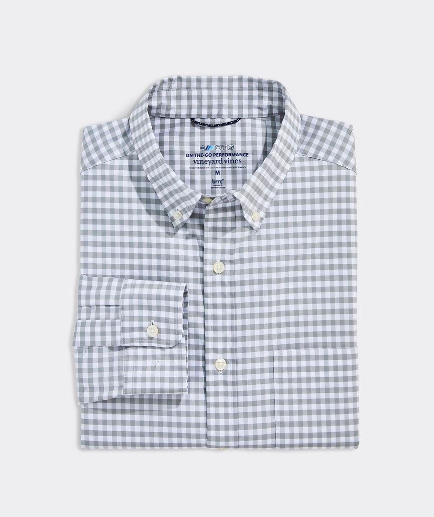 On-The-Go brrrº Gingham Shirt Product Image