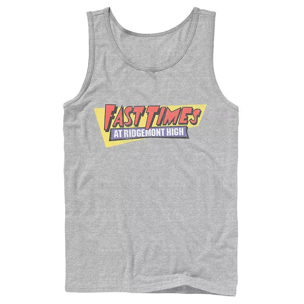 Men's Fast Times At Ridgemont Vintage Logo Tank Top,  Product Image
