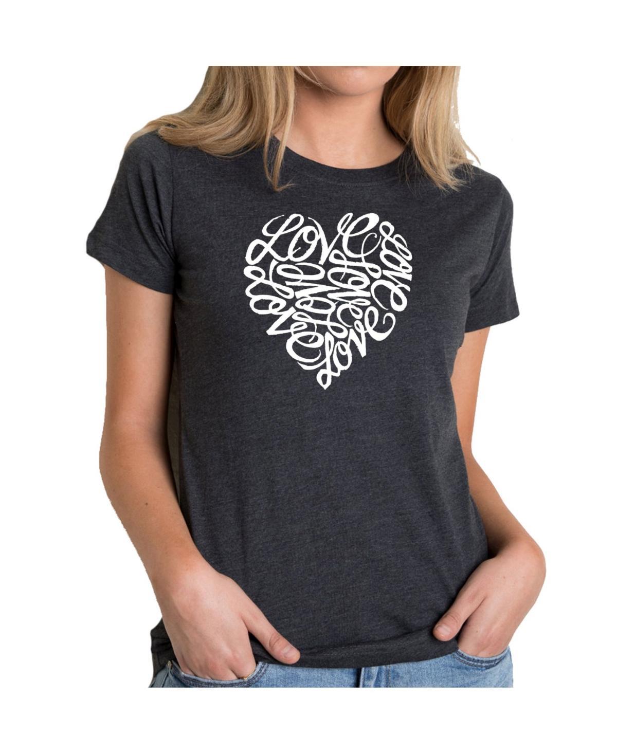 Womens Premium Word Art T-Shirt - Love Product Image