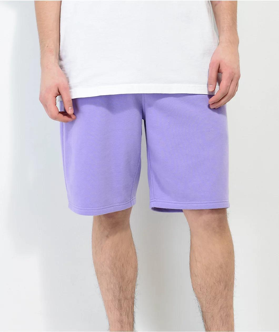 Zine Silas Lilac Sweat Shorts Product Image