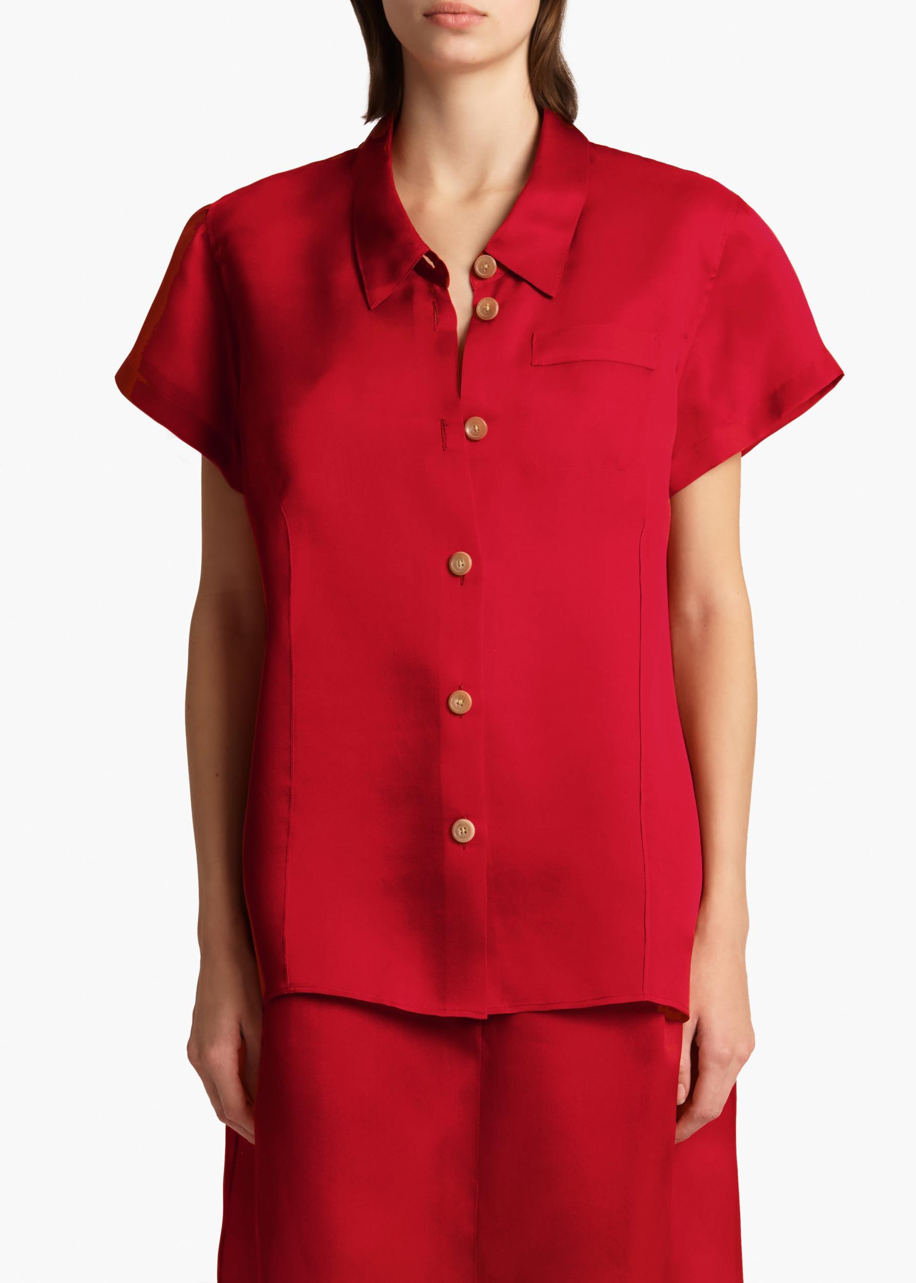 Keefe Top in Raspberry Product Image