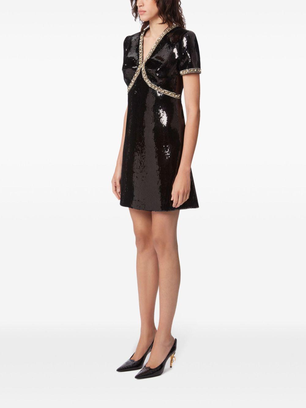 sequin-design mini dress Product Image