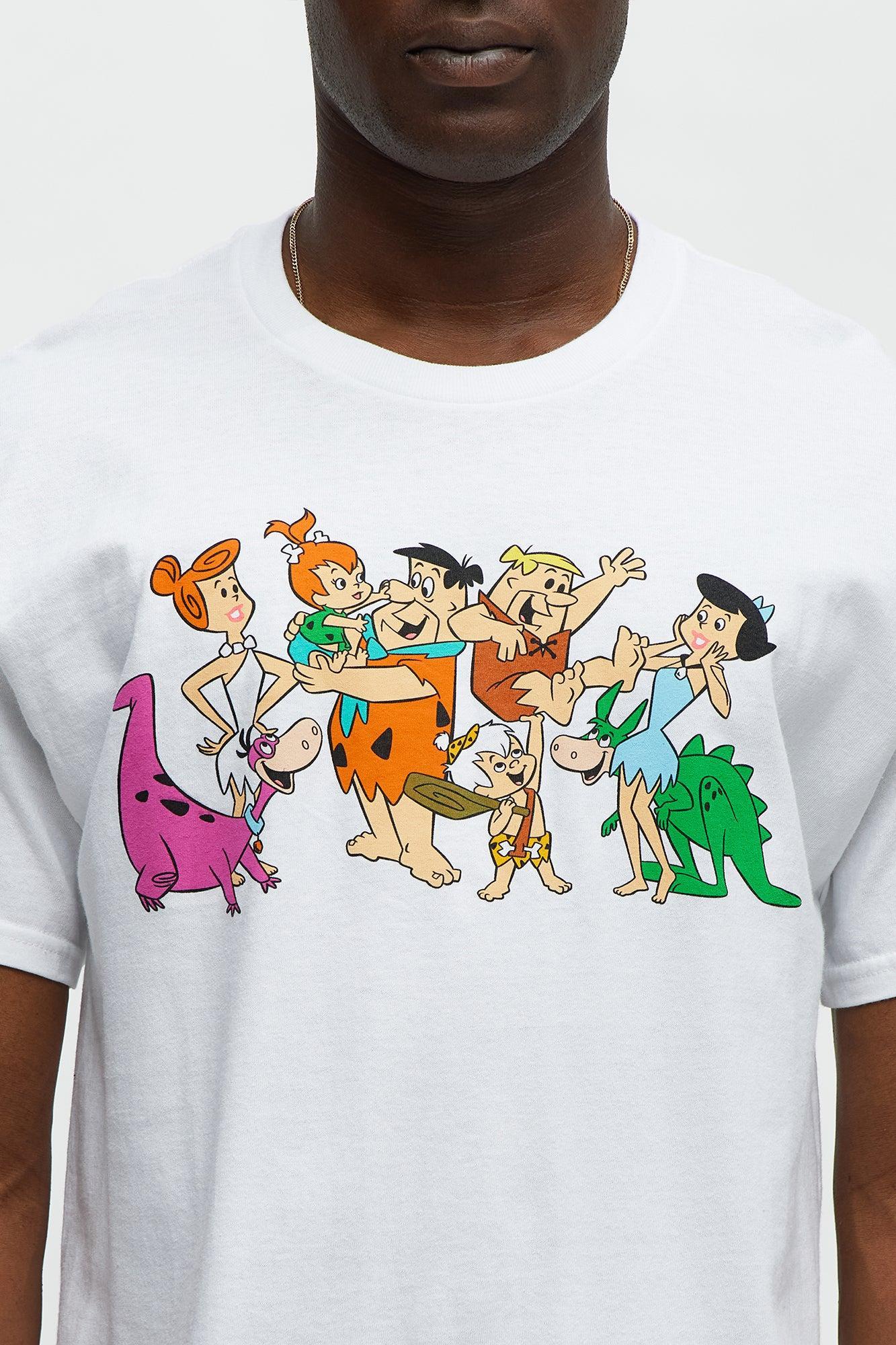 Meet The Flintstones Short Sleeve Tee - White Product Image