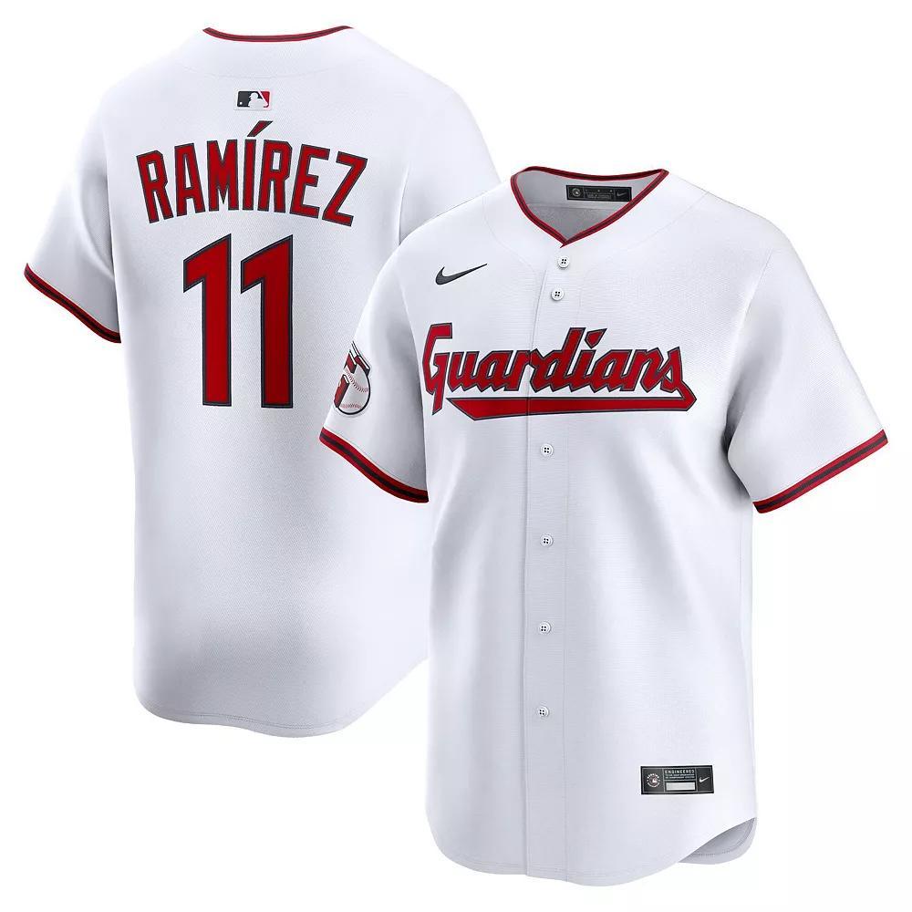Men's Nike Jose Ramirez White Cleveland Guardians Home Limited Jersey,  Product Image