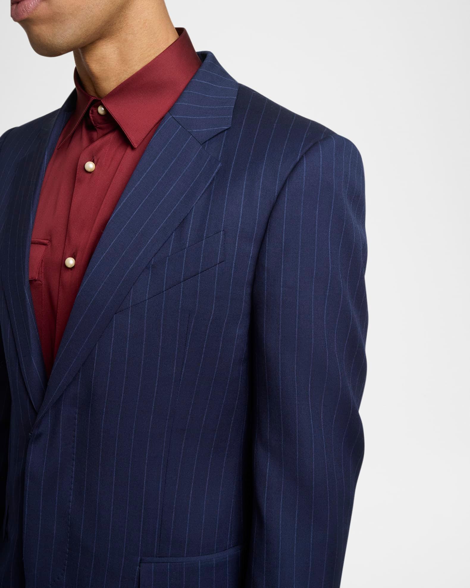 Men's Bold Stripe Wool Sport Coat Product Image