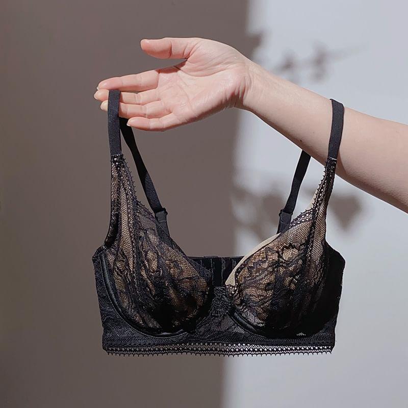 Lace Wireless Bra / Panty / Set Product Image