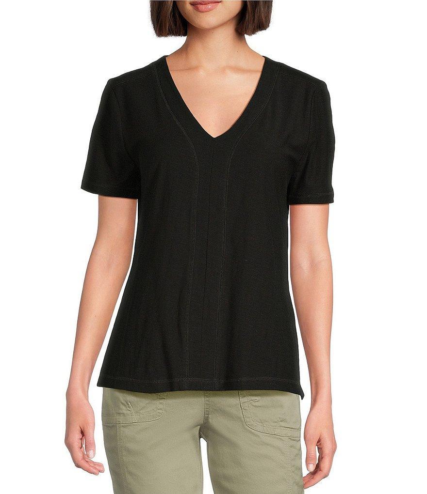 Westbound Short Sleeve V-Neck Top Product Image