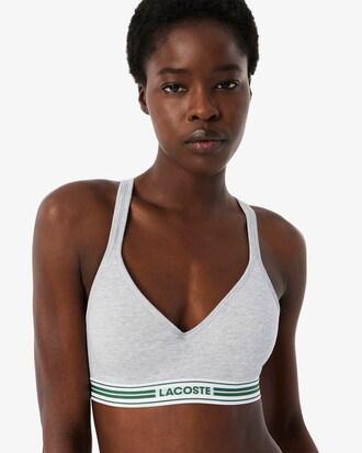 Padded Stretch Cotton Bralette Product Image