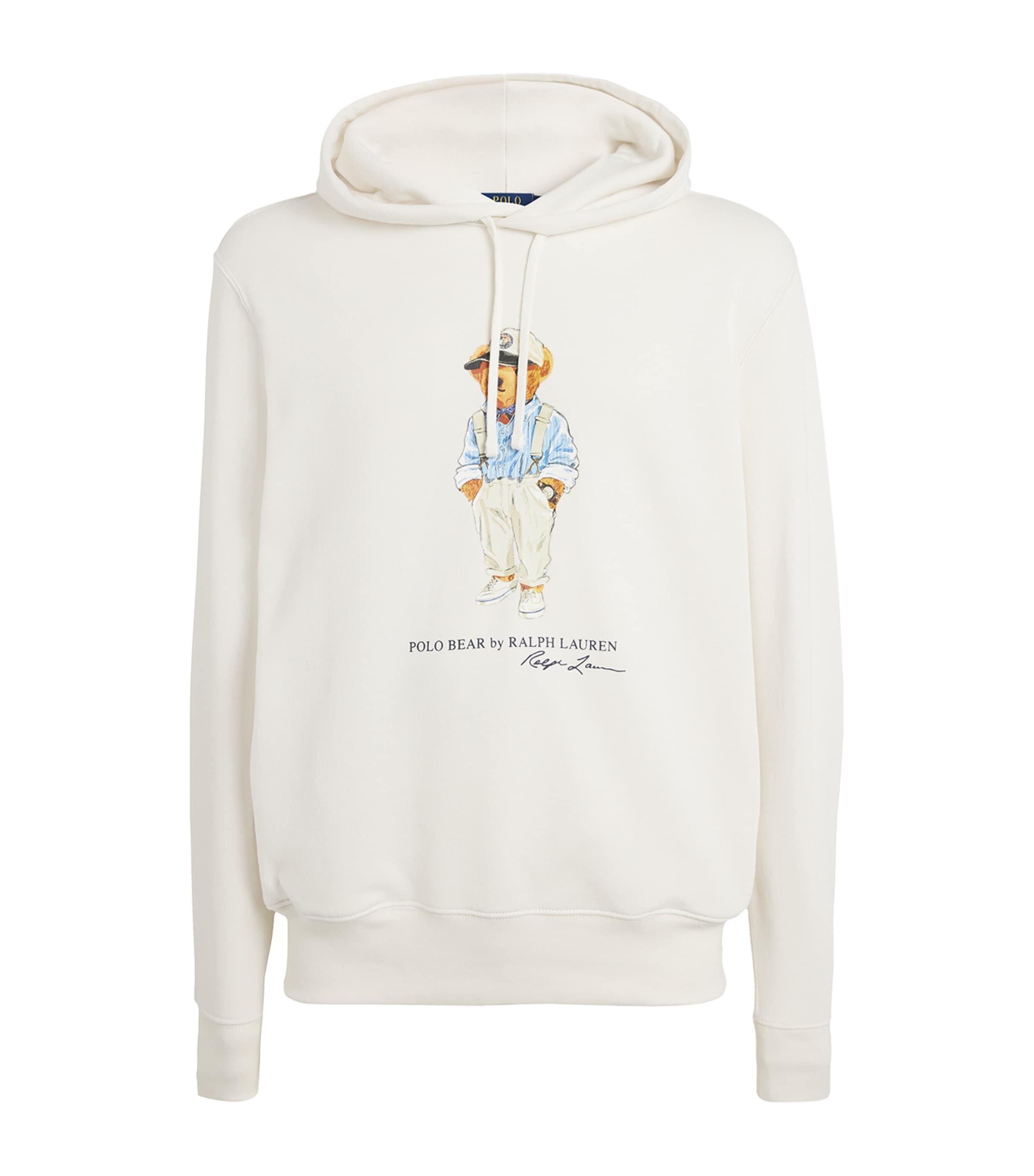 POLO RALPH LAUREN Polo Bear Hoodie In White Product Image