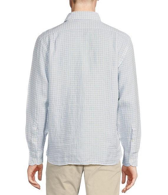 Cremieux Blue Label French Linen Windowane Long Sleeve Woven Shirt Product Image