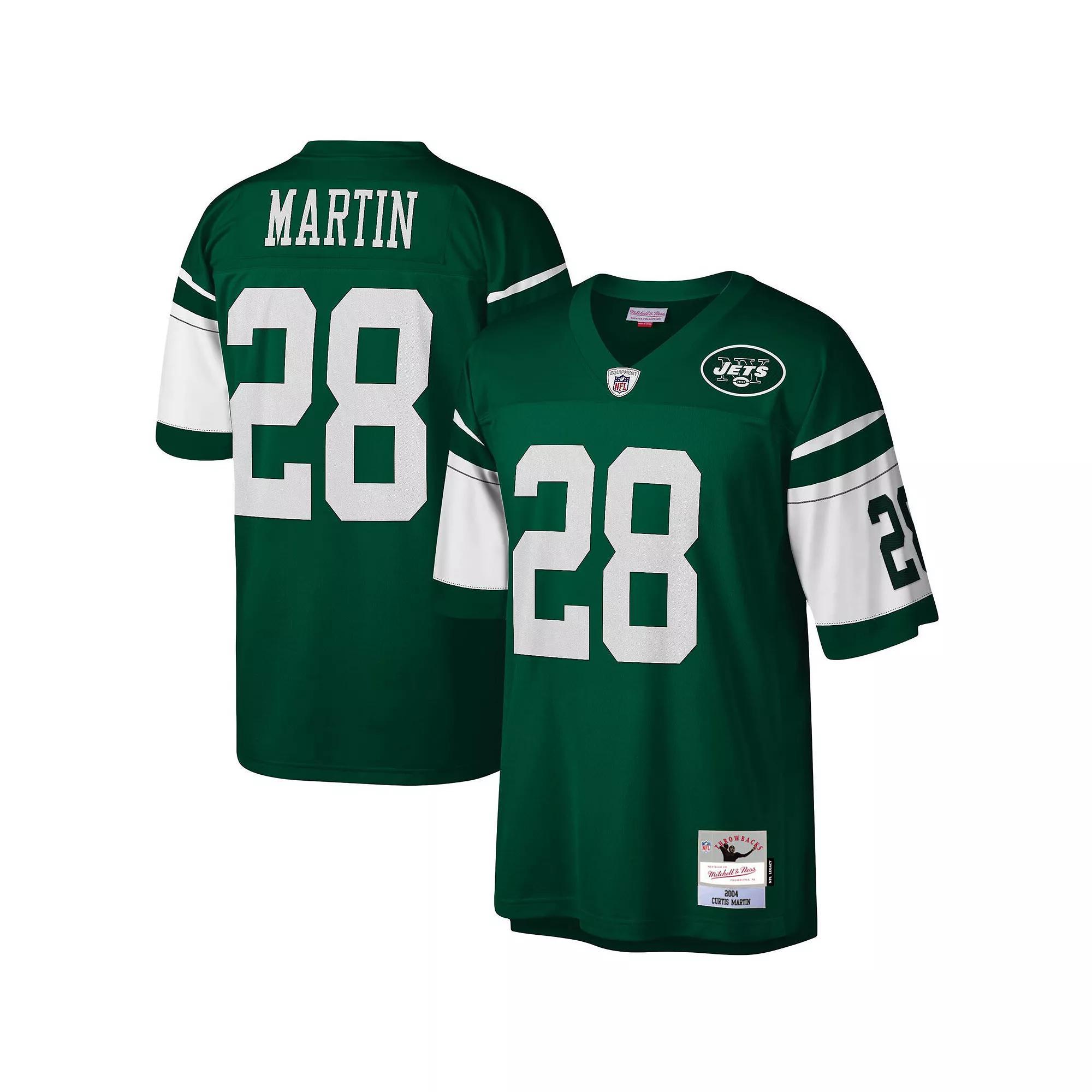 Mens Mitchell & Ness Curtis Martin New York Jets Legacy Replica Jersey Product Image