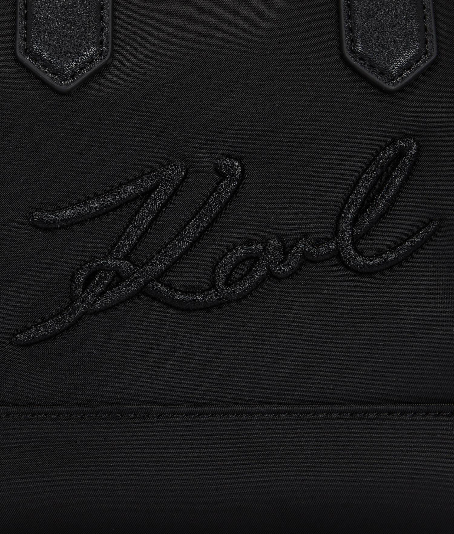 K/SIGNATURE NYLON SMALL TOTE BAG Product Image