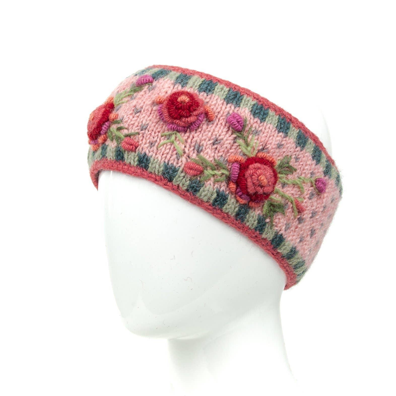 Aubrey  - women's wool knit headband: Quarry Product Image