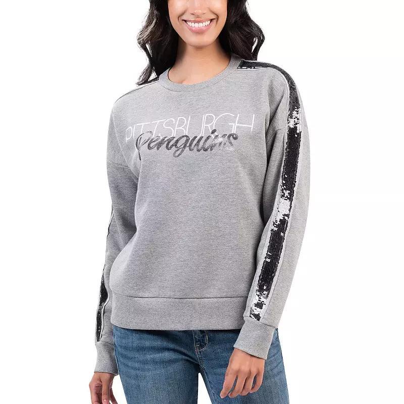 Womens G-III 4Her by Carl Banks Gray Tampa Bay Lightning Penalty Box Pullover Sweatshirt Product Image