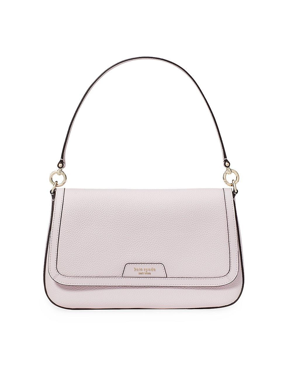 Womens Hudson Pebbled Leather Shoulder Bag Product Image