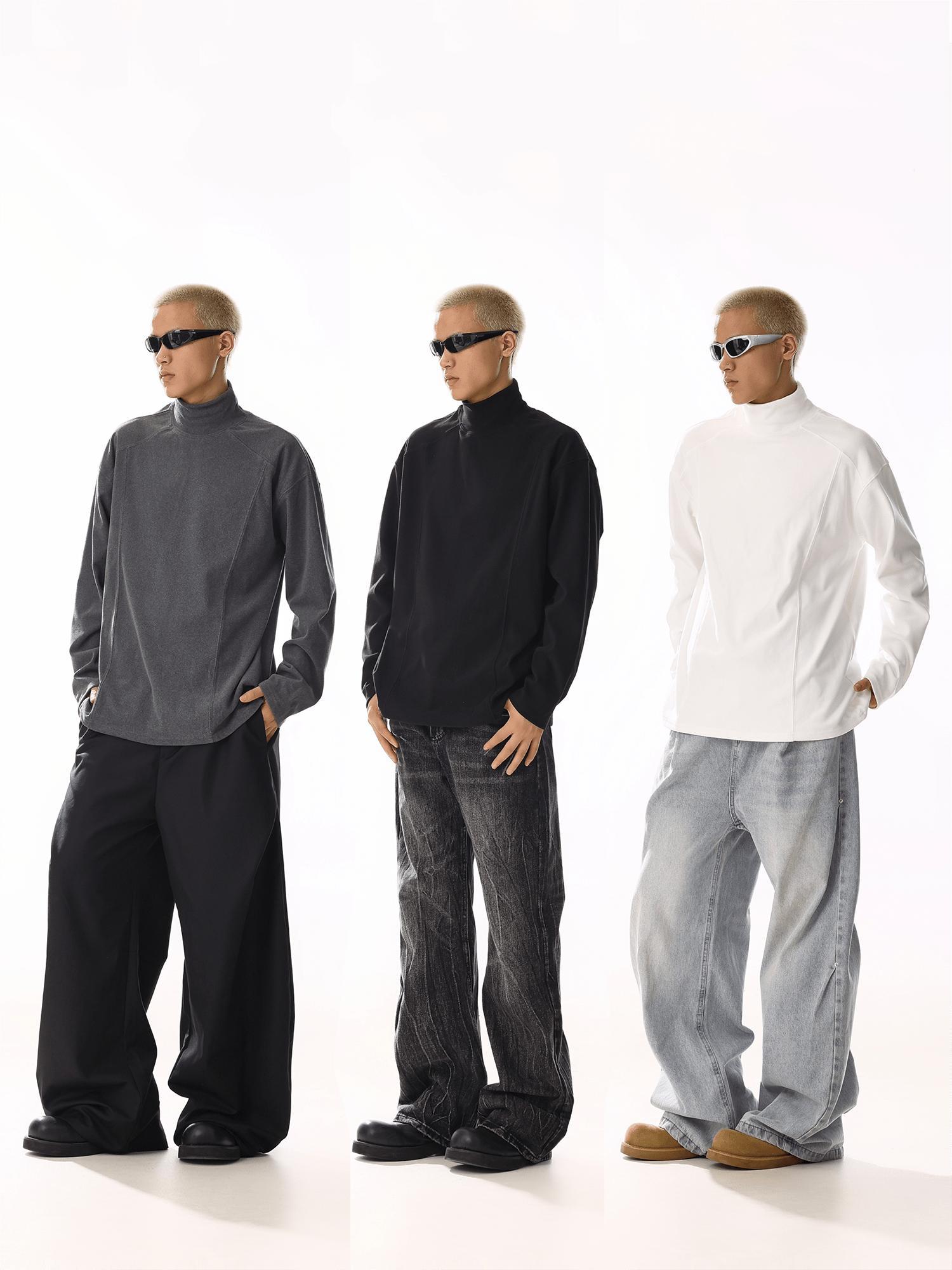 RT No. 19820 RECONSTRUCTED MOCK NECK LONGSLEEVE Product Image