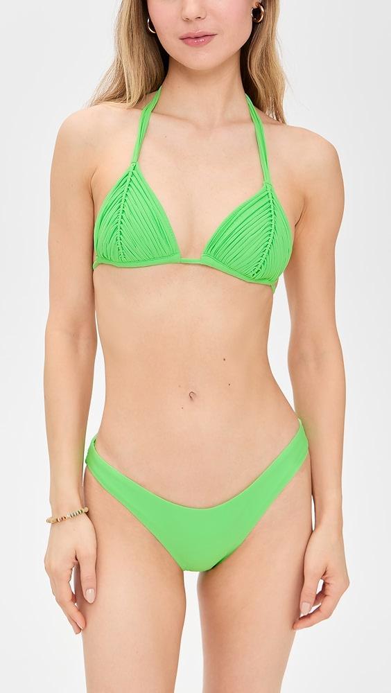 PQ Swim Basic Ruched Full Bikini Bottoms | Shopbop Product Image