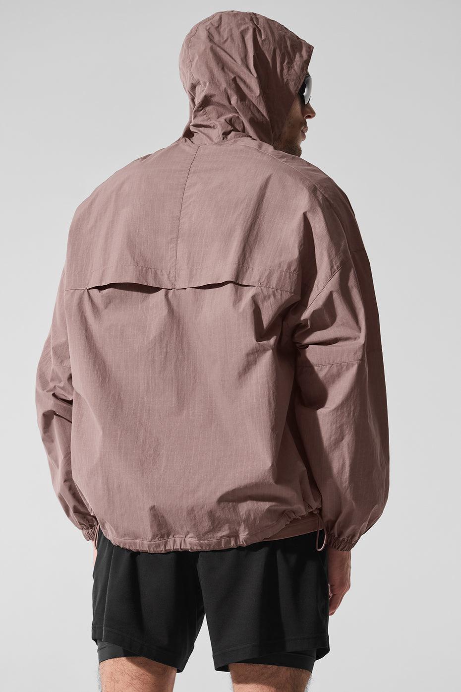 Vantage Nylon Ripstop Track Jacket - Mushroom Product Image