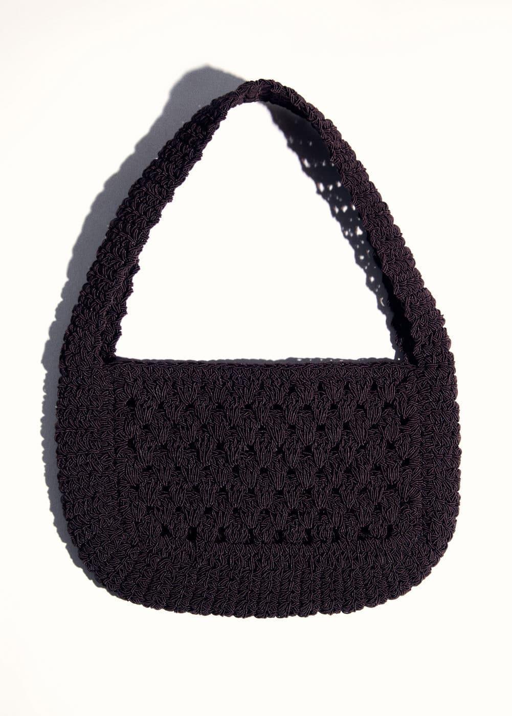 Crochet handbag - Women | MANGO USA Product Image