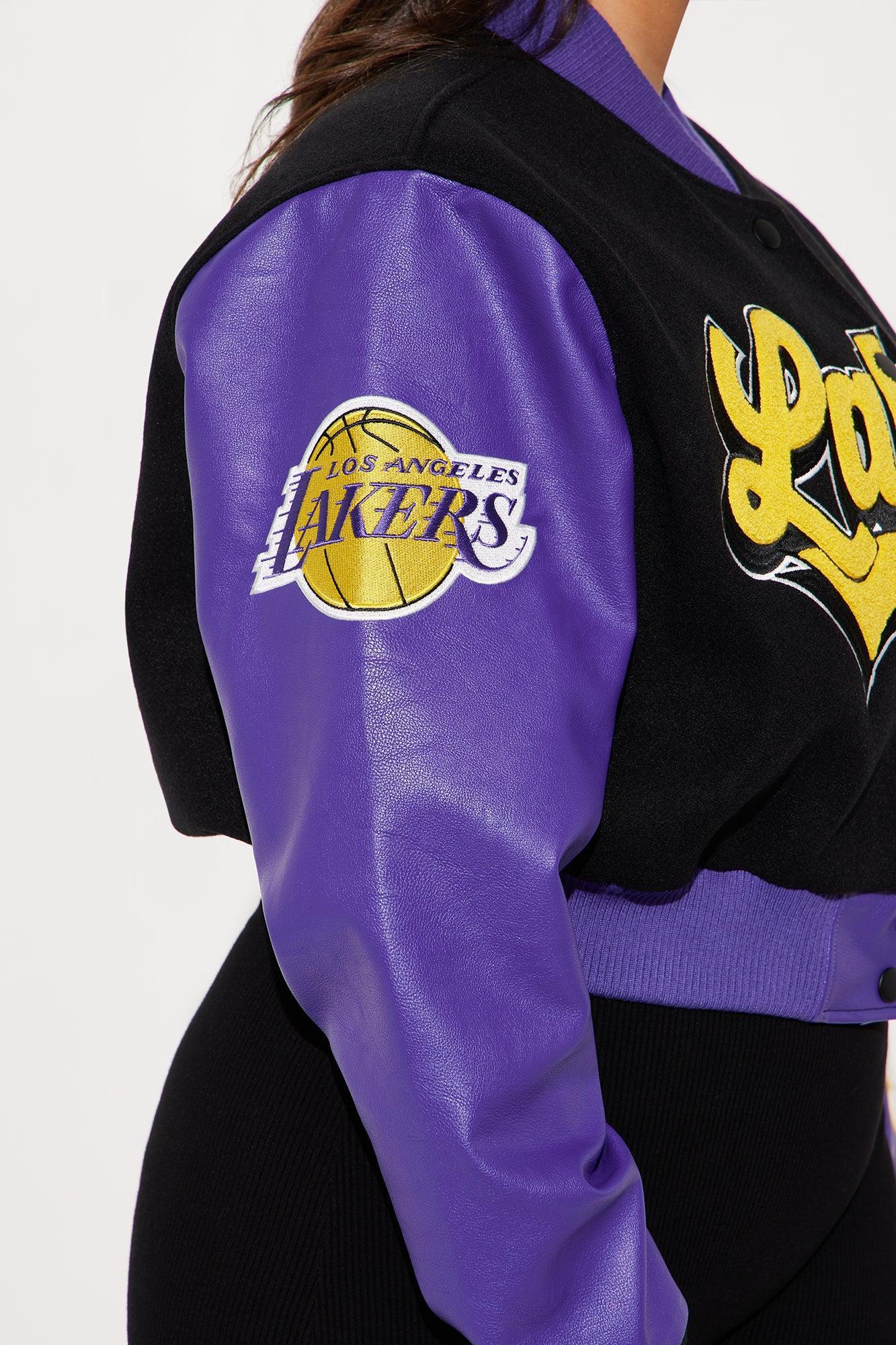 Lakers Legacy Bomber Jacket - Black Product Image