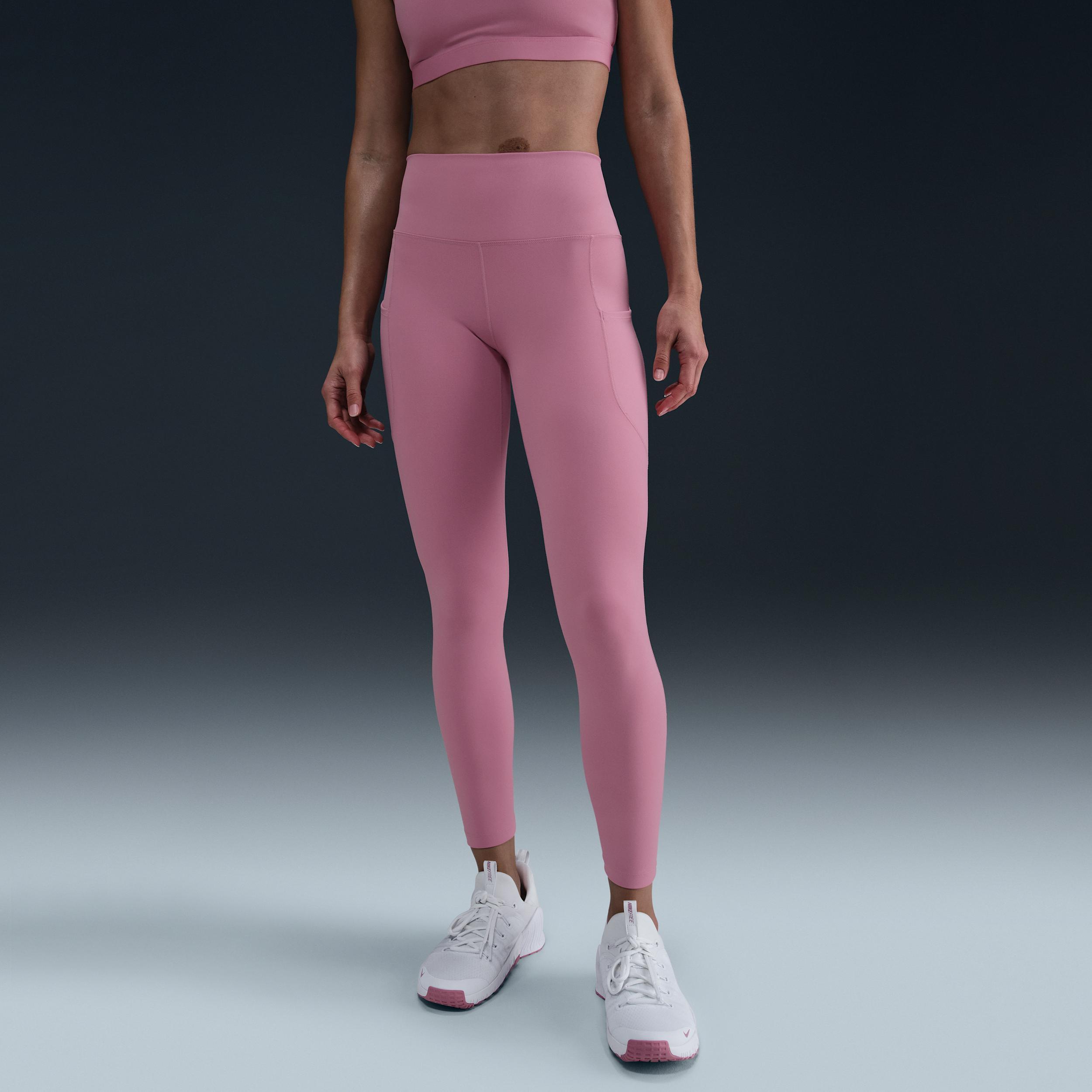 Nike Womens One High-Waisted 7/8 Leggings with Pockets | FN3241-657 Product Image