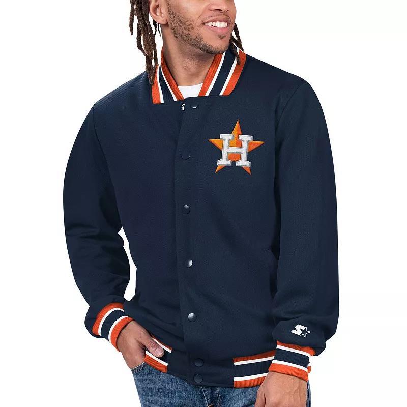 Men's Starter Royal Houston Astros Secret Weapon Full-Snap Jacket,  Product Image