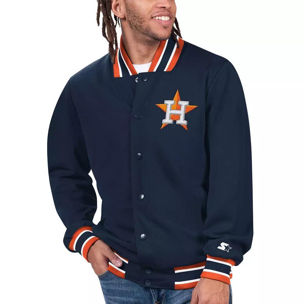 Men's Starter Royal Houston Astros Secret Weapon Full-Snap Jacket,  Product Image