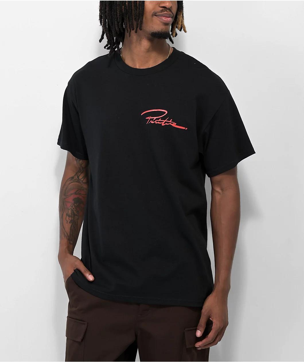 Primitive Open Arms Black T-Shirt Product Image