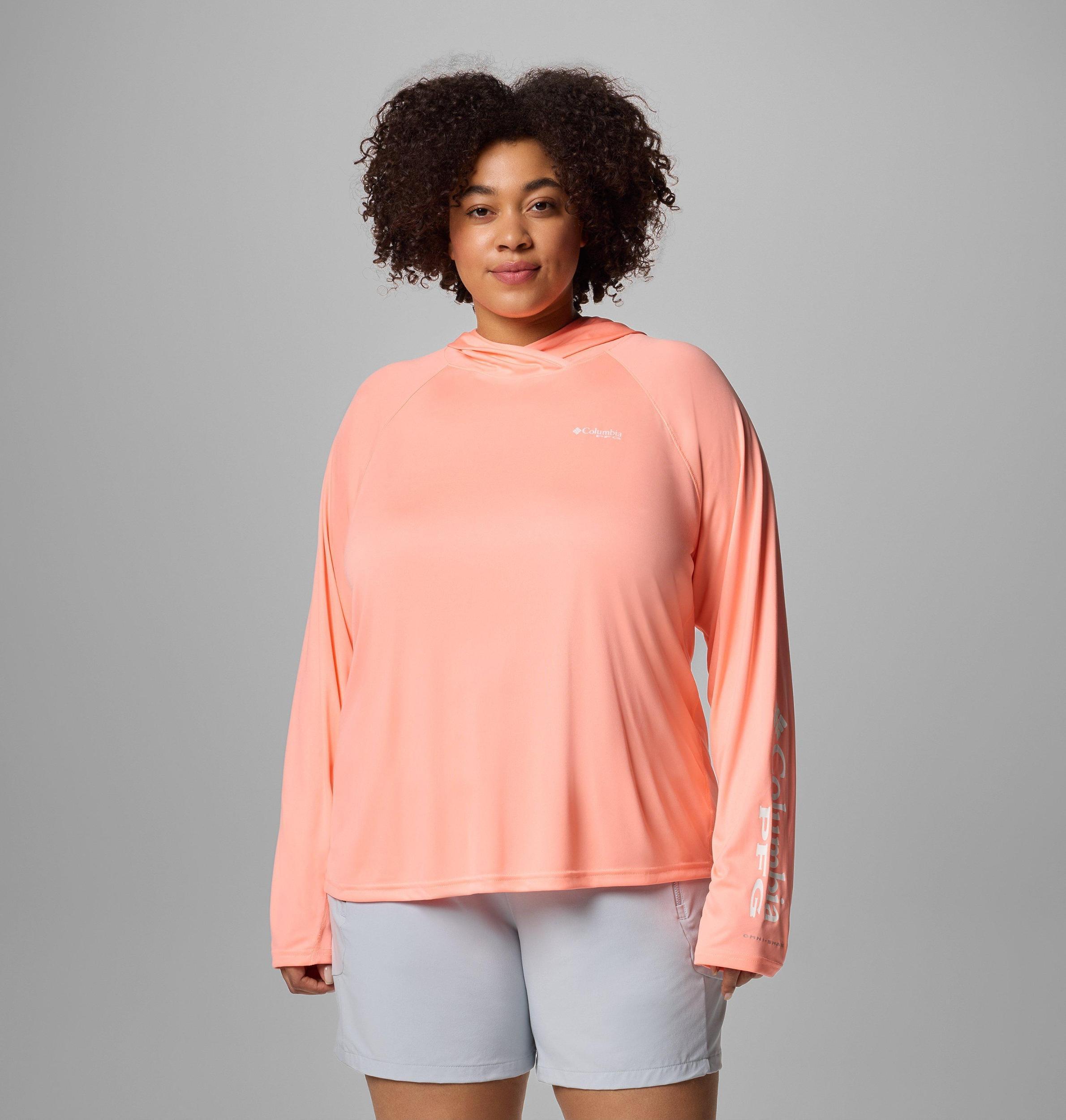 Columbia Womens PFG Tidal Tee II Hoodie - Plus Size- Product Image