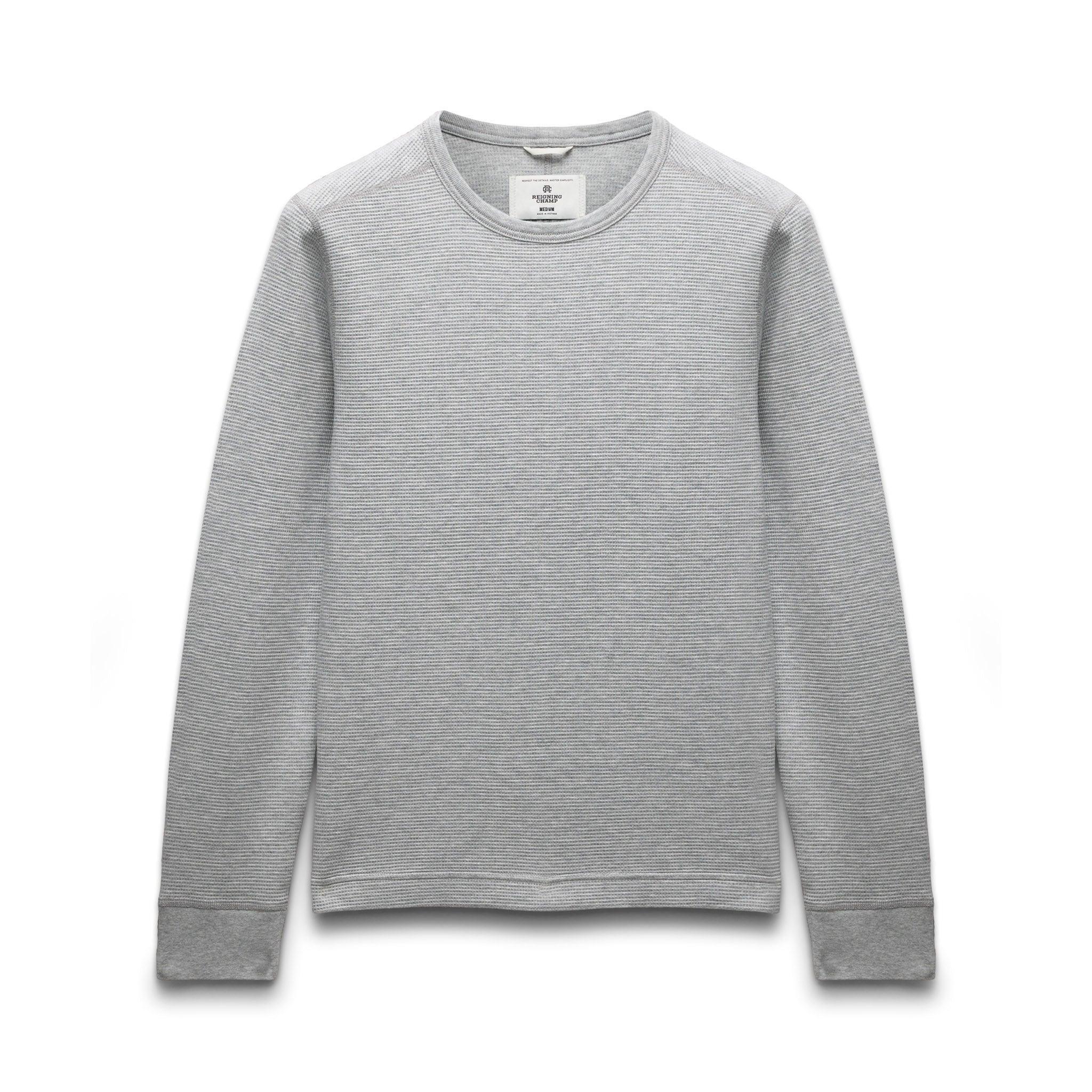 Lightweight Waffle Standard Long Sleeve Male Product Image