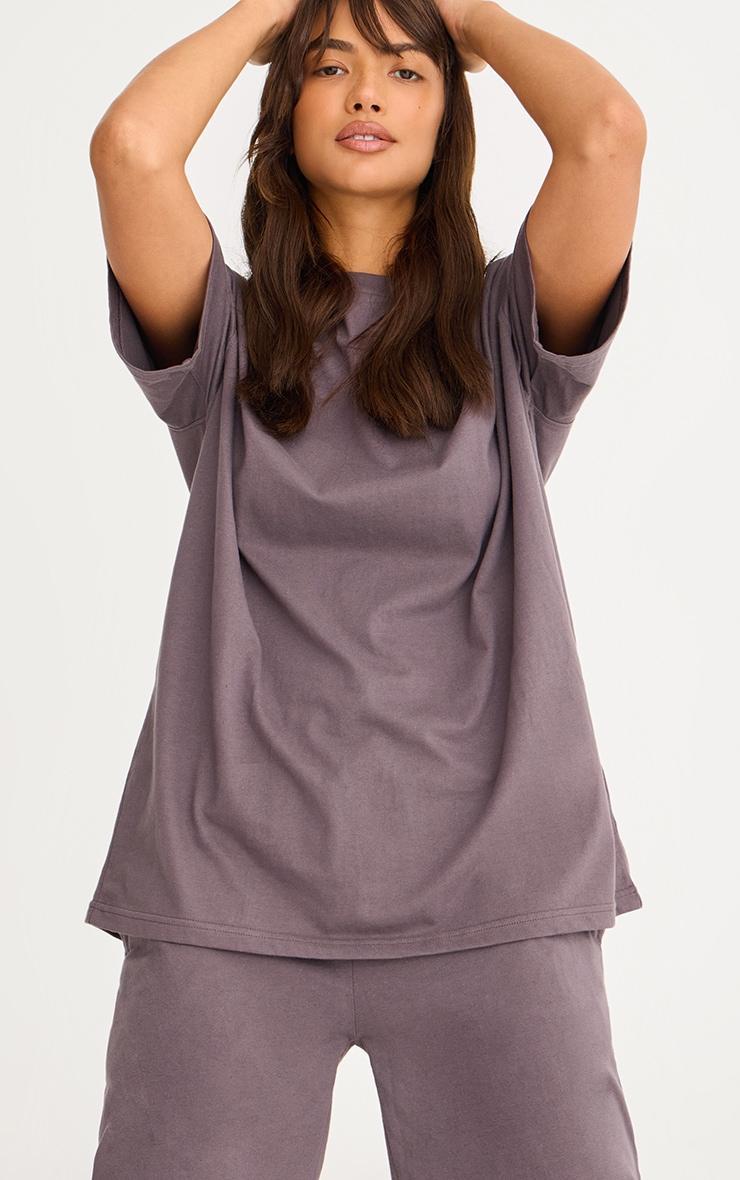 Charcoal Oversized T-shirt Product Image