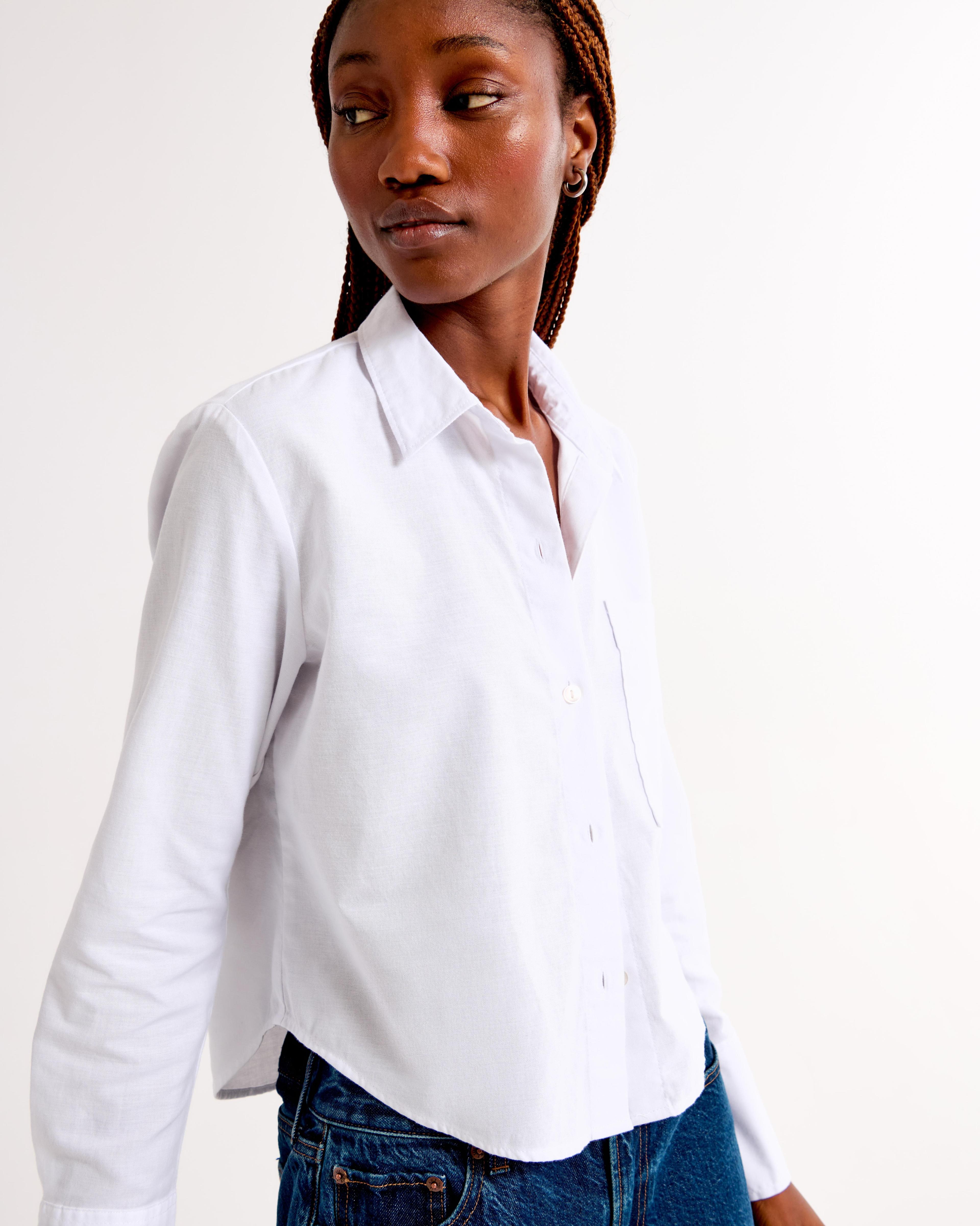 Cropped Oxford Shirt Product Image