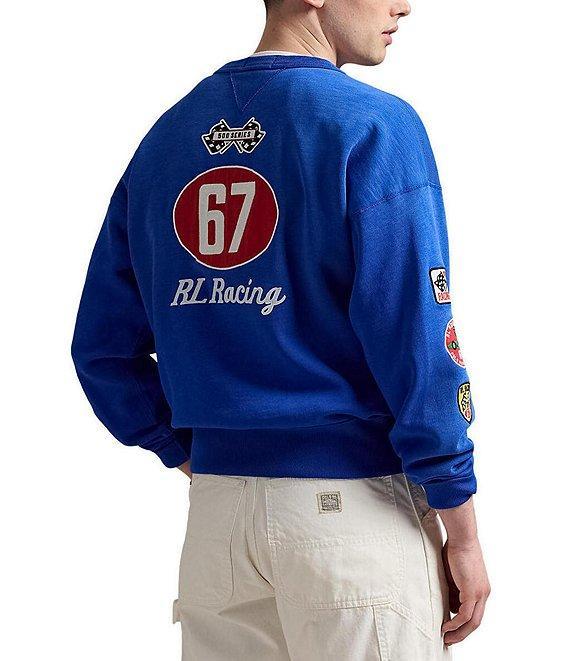 Polo Ralph Lauren Vintage Fit Fleece Racing Patch Graphic Sweatshirt Product Image