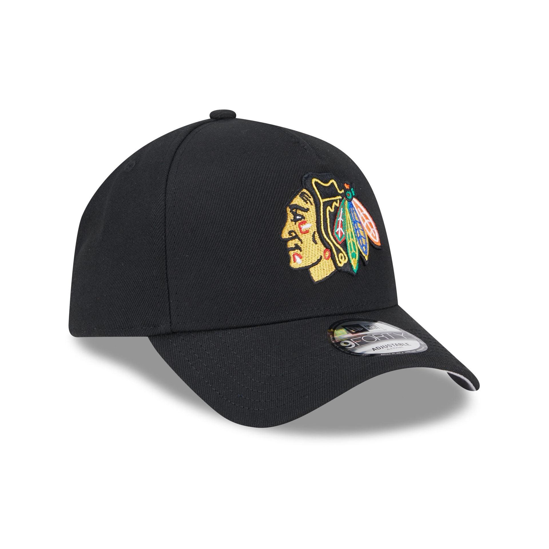 Chicago Blackhawks Team 9FORTY A-Frame Snapback Hat Male Product Image