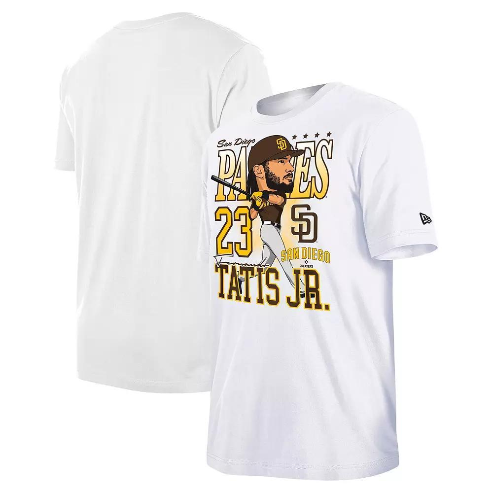 Men's New Era Fernando Tatis Jr. White San Diego Padres Caricature T-Shirt,  Product Image