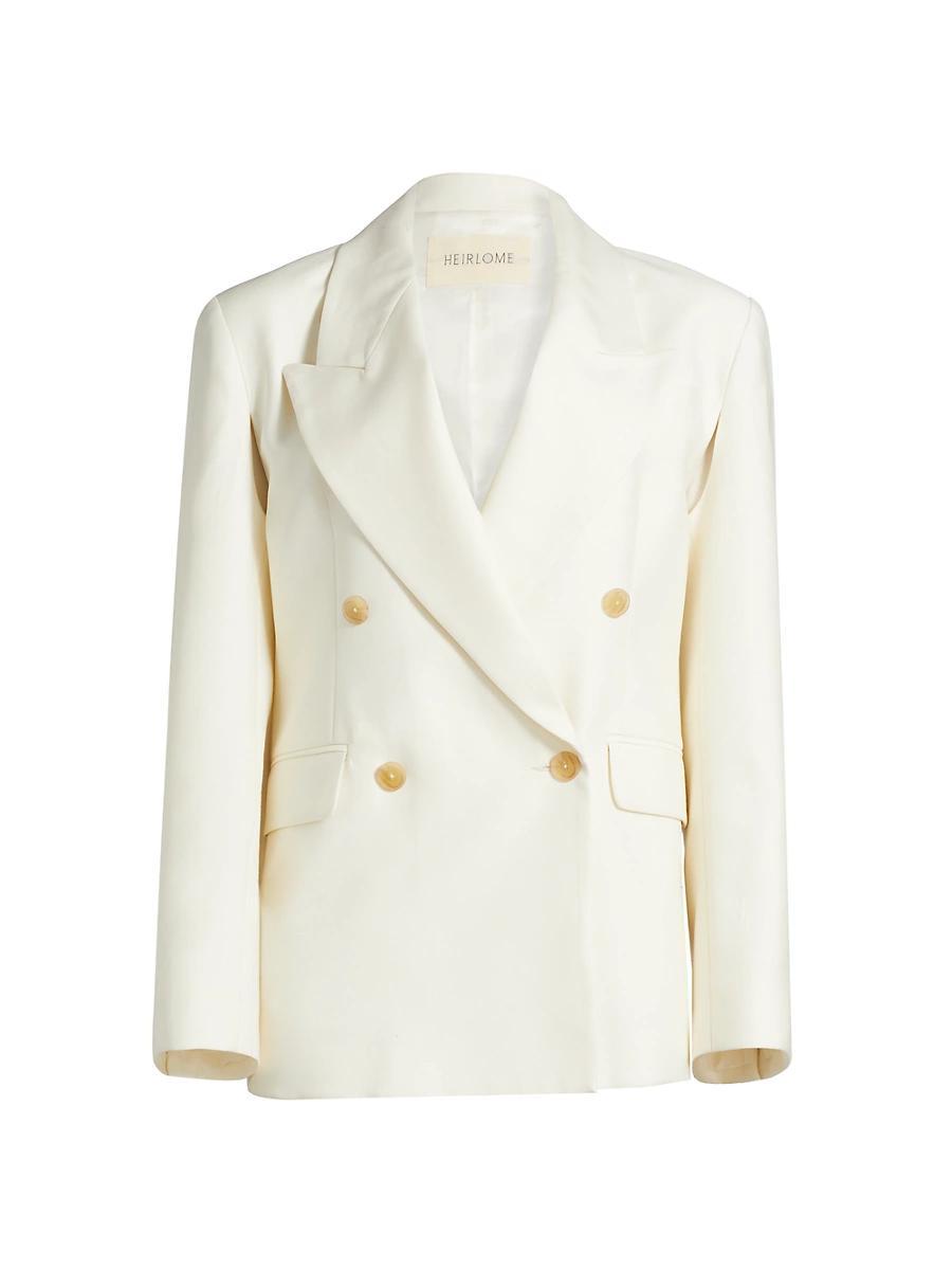 Womens Antonella Silk & Wool Blazer Product Image