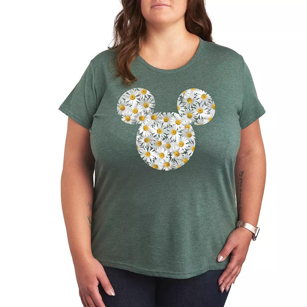 Disney's Mickey Mouse Plus Daisies Graphic Tee, Women's,  Product Image