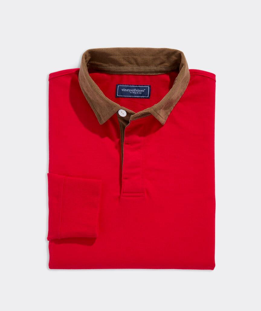 Corduroy Collar Rugby Shirt Product Image