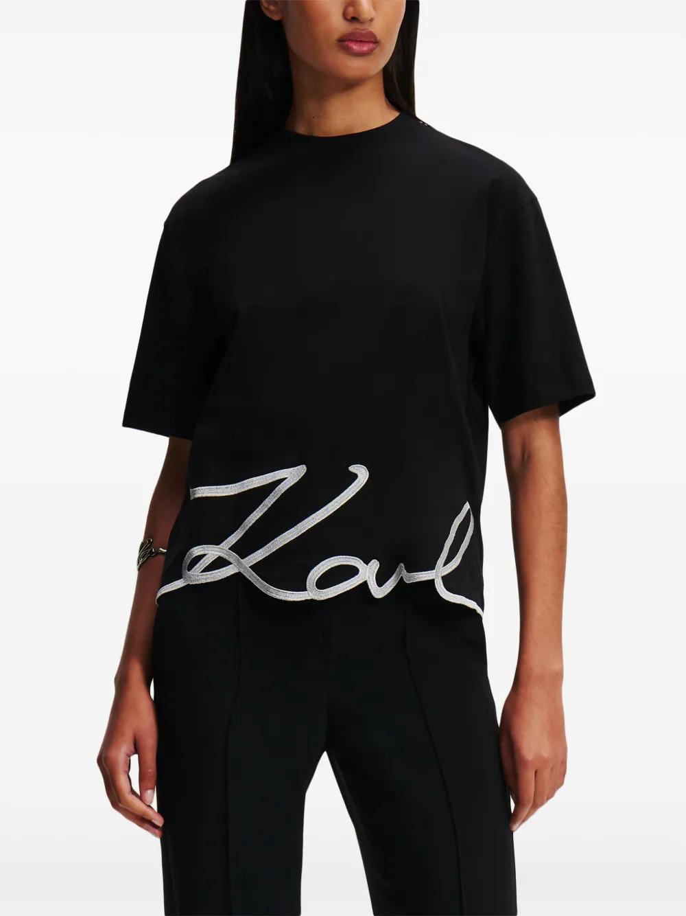 Signature-hem T-shirt Product Image