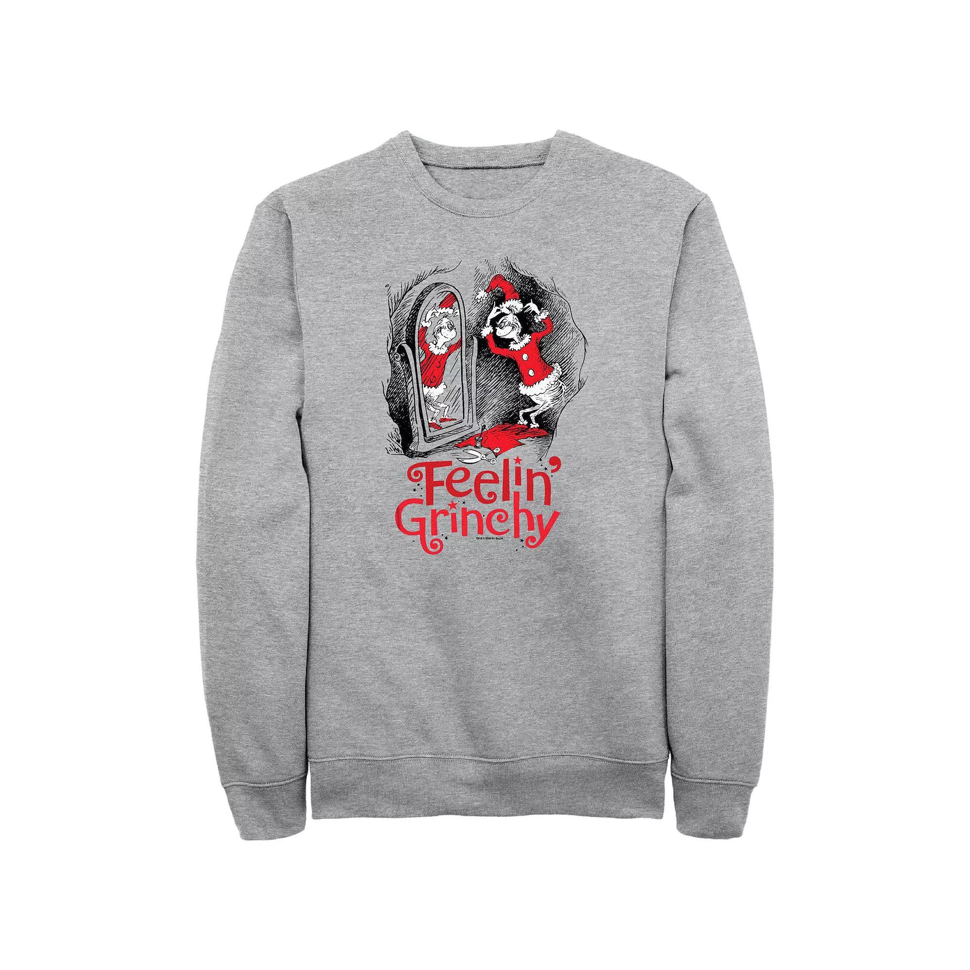 Men's Dr. Seuss Feeling Grinchy Graphic Fleece,  Product Image