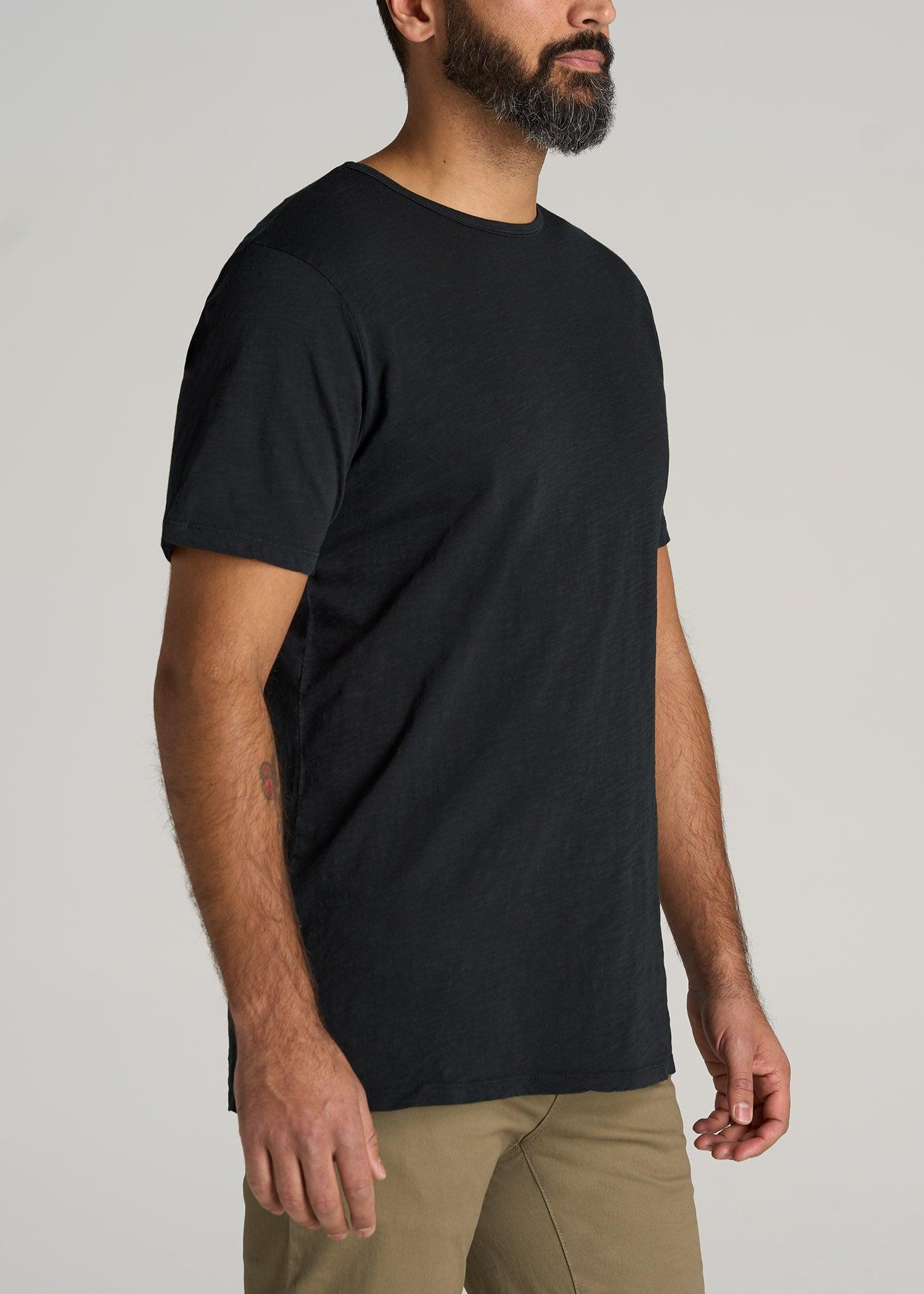 REGULAR-FIT Slub Tee in Charcoal - Tall Men's Shirts Product Image