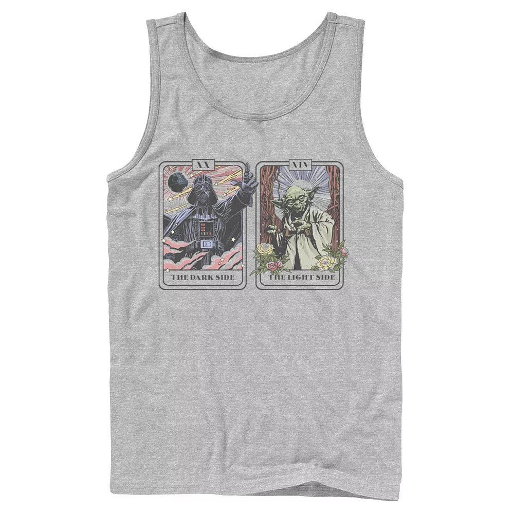 Men's Star Wars Vader & Yoda Tarot Cards Tank Top,  Product Image