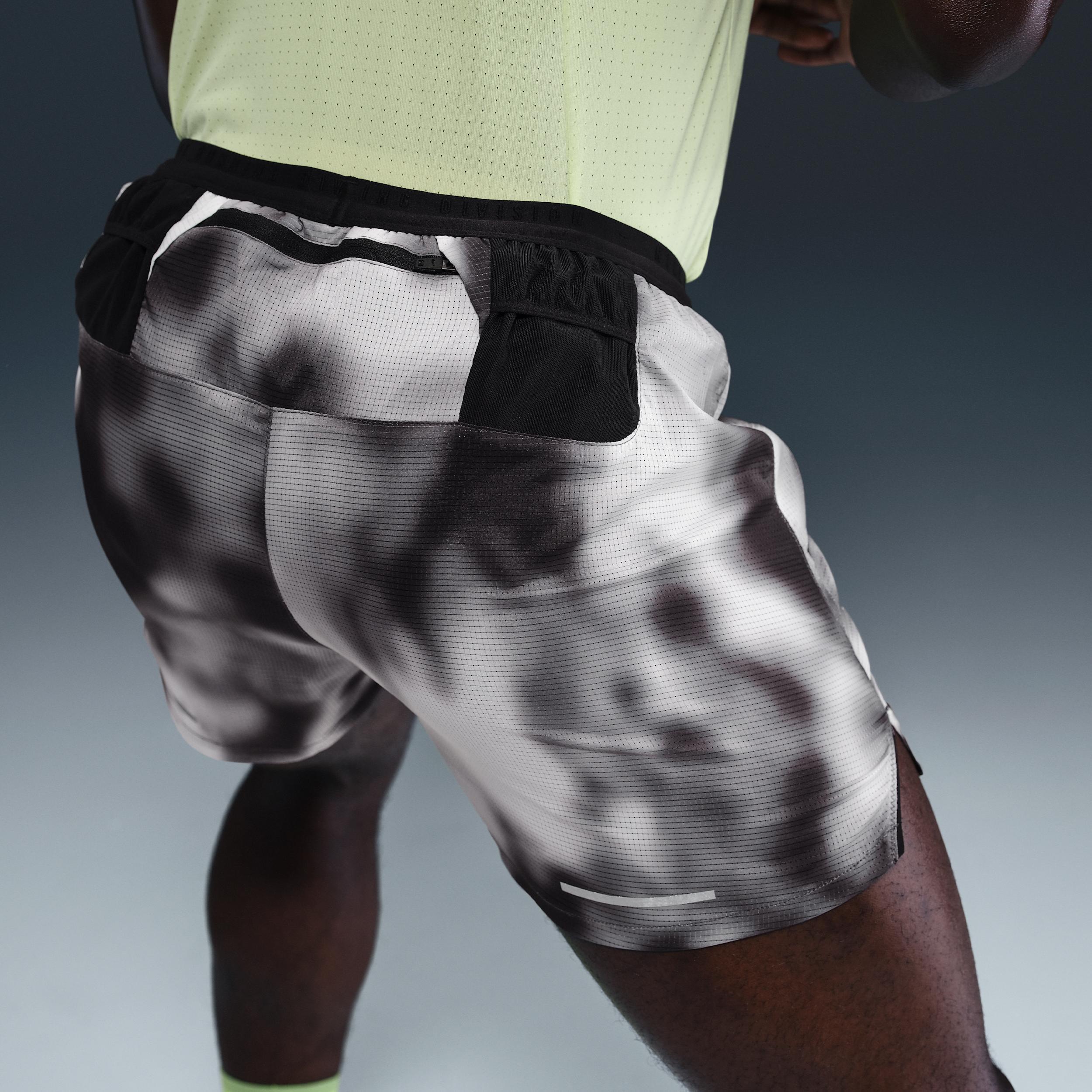 Nike Mens Running Division Breathe Dri-FIT ADV 4 Brief-Lined Running Shorts | HJ4150-010 Product Image