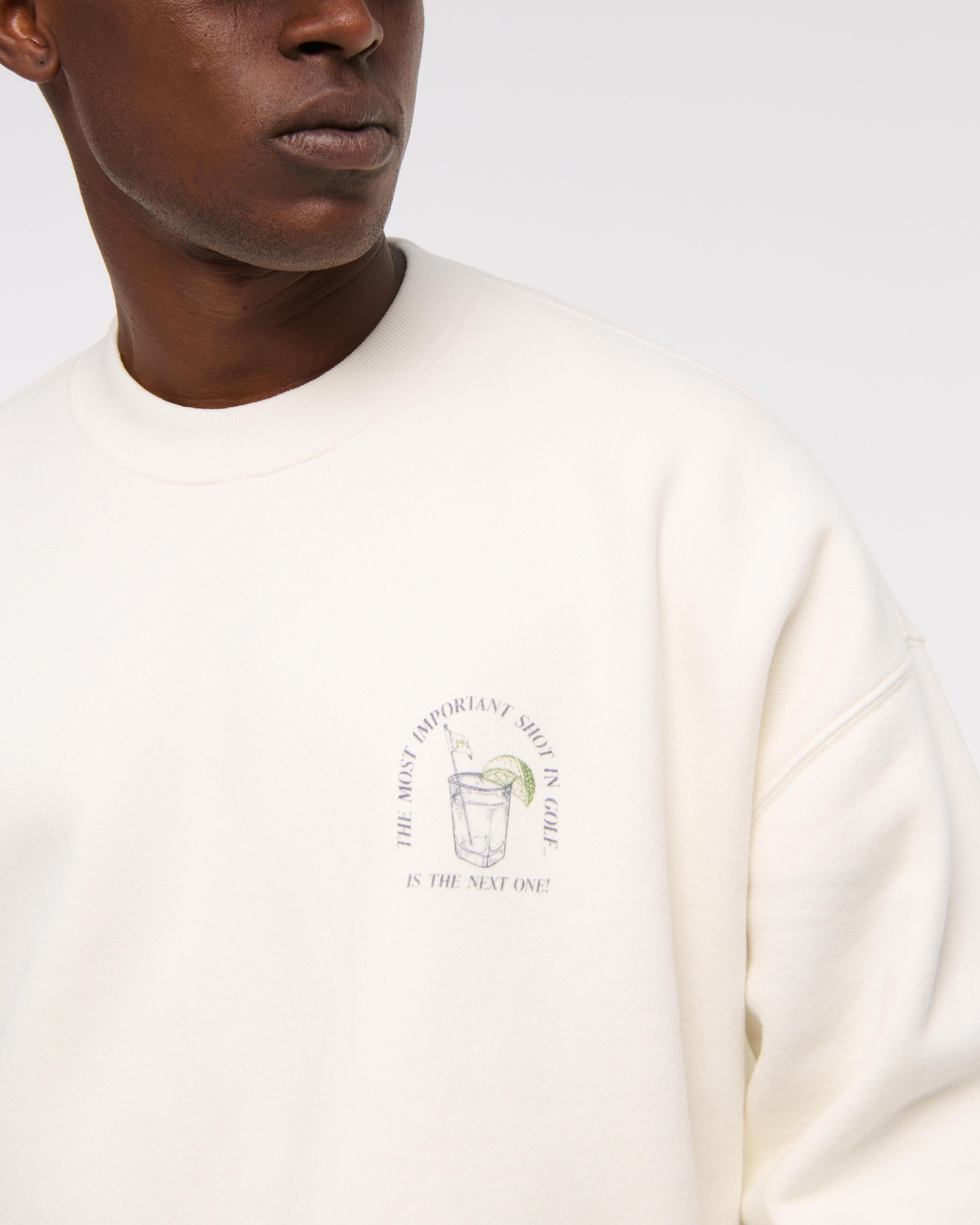 Golf Graphic Crew Sweatshirt Product Image