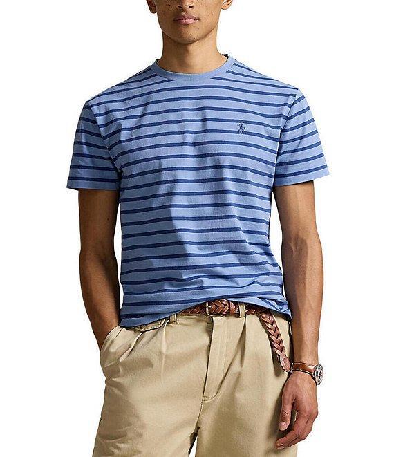 Polo Ralph Lauren Classic Fit Striped Jersey Short Sleeve T-Shirt Product Image