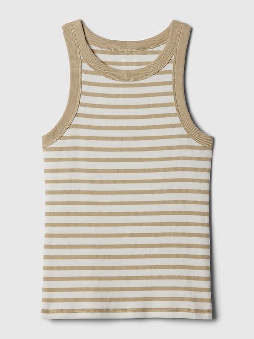 Modern Rib Halter Tank Top Product Image