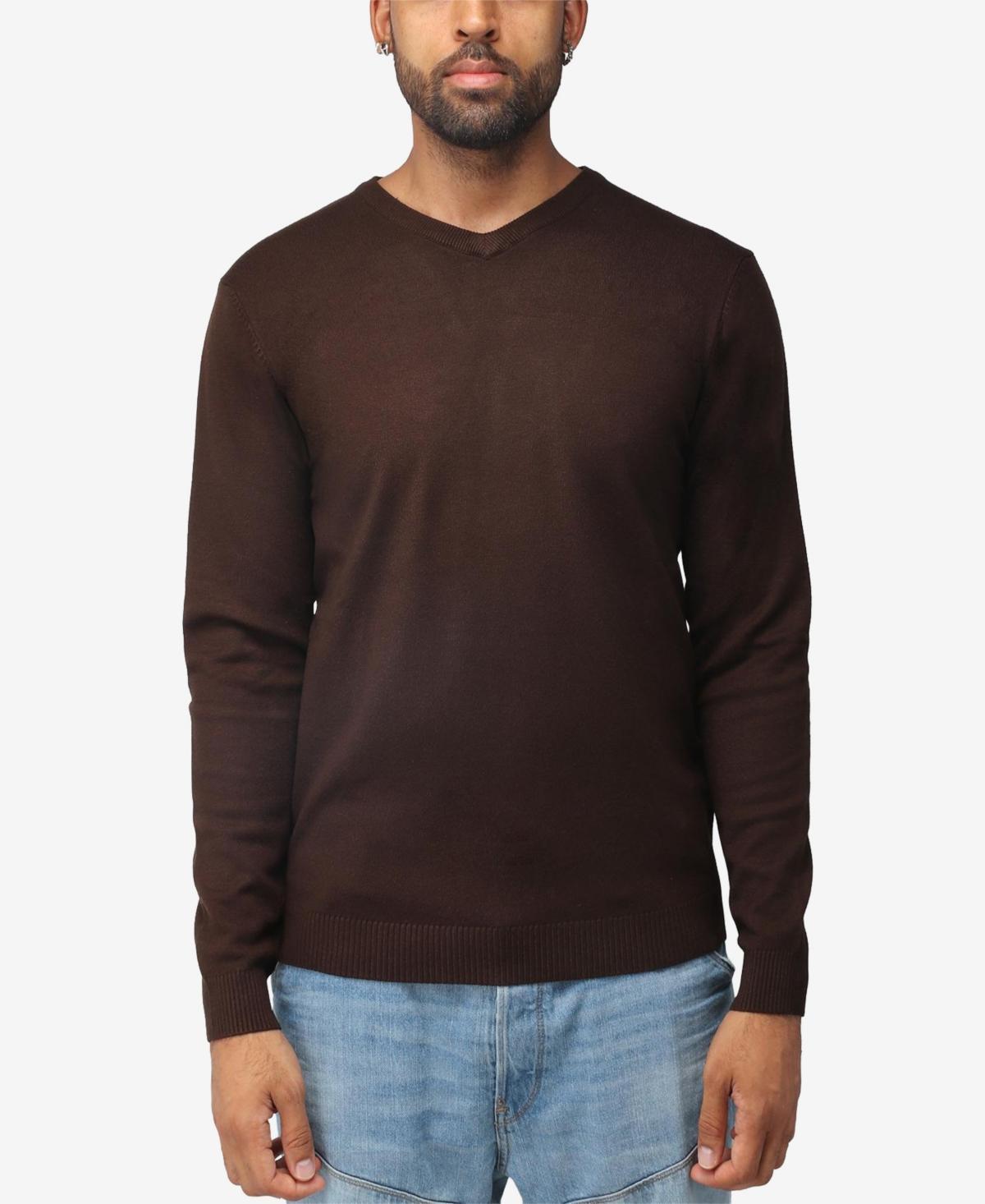 Mens Xray Fitted V-Neck Sweater Product Image